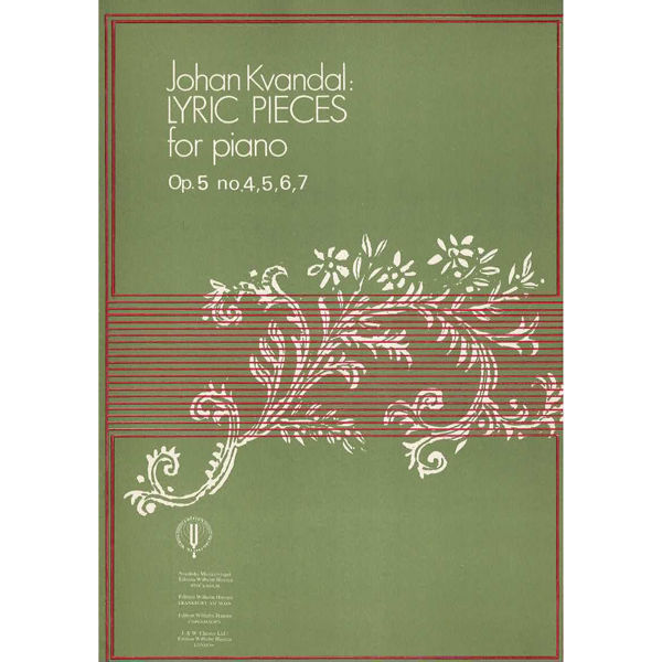 Lyric Pieces Op. 5 No. 4,5,6,7, Johan Kvandal - Piano