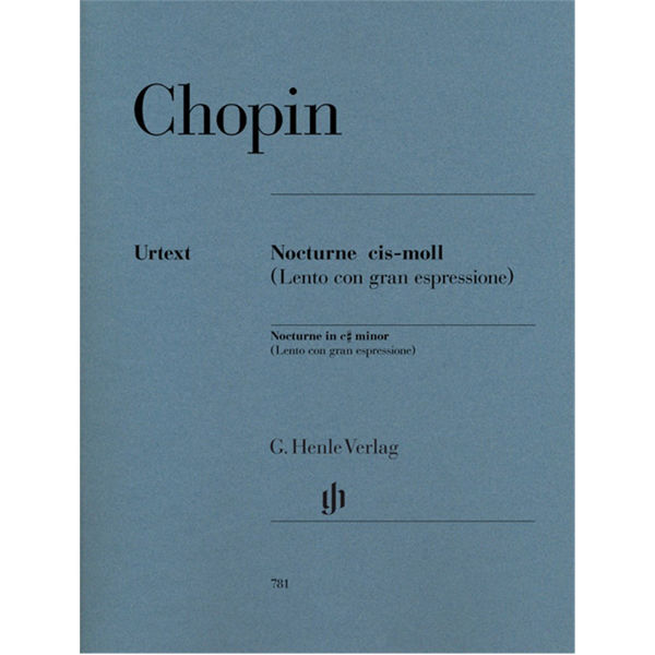Nocturne c sharp minor op. post., Frederic Chopin - Piano solo