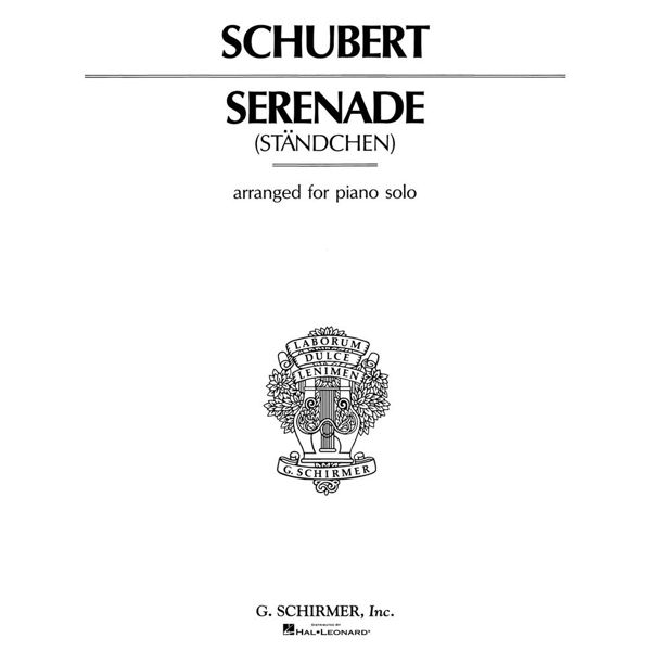 Schubert - Standchen (Serenade) Piano