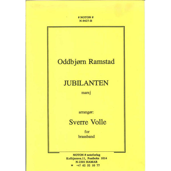 Jubilanten, Odbjørn Ramstad/Sverre Volle. Brass Band