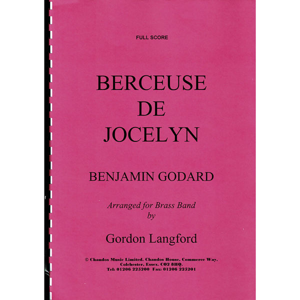Berceuse de Jocelyn. Trombone soloist and Brass Band. Godard arr. Langford