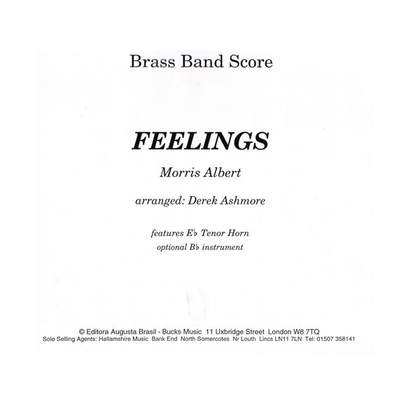 Feelings, Albert, arr.Ashmore. Brass Band