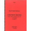 Concerto Grosso Op. 98 nr 2, Kjell Mørk Karlse. Kornett, Althorn, Euphonium og Tuba med Brass Band. Partitur