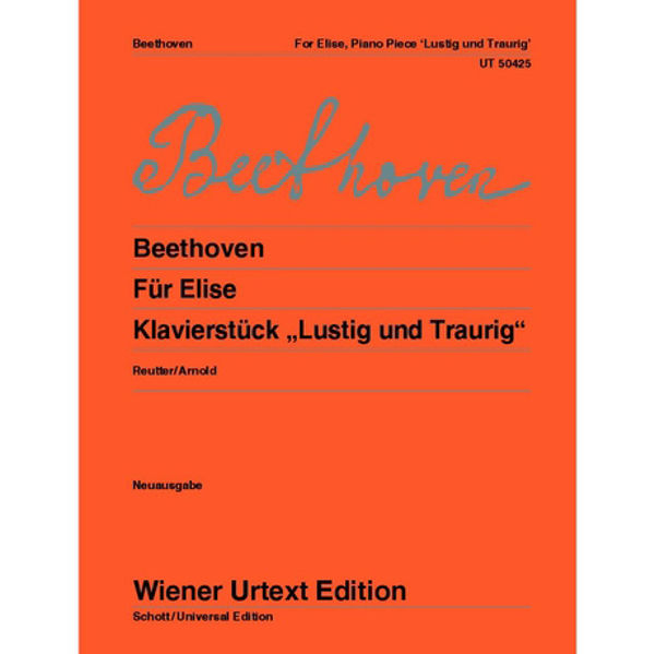 Für Elise - Lustig -Traurig - WoO 59/WoO 54, Ludwig van Beethoven. Piano