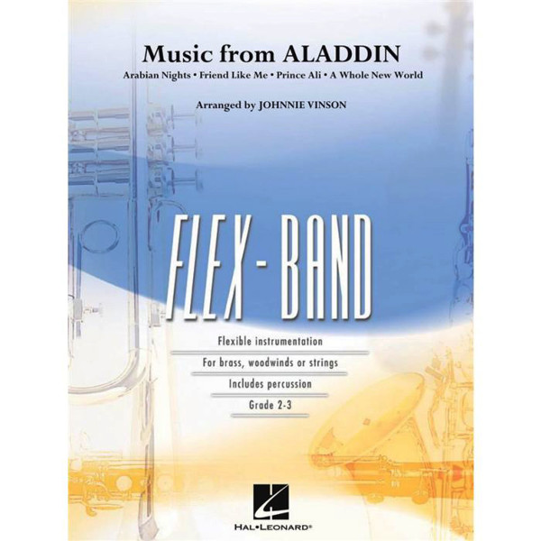 Music from Aladdin, Menken /arr. Johnnie Vinson. Flex-Band 2-3