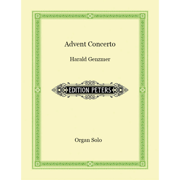 Advent Concerto, Harald Genzmer - Organ Solo