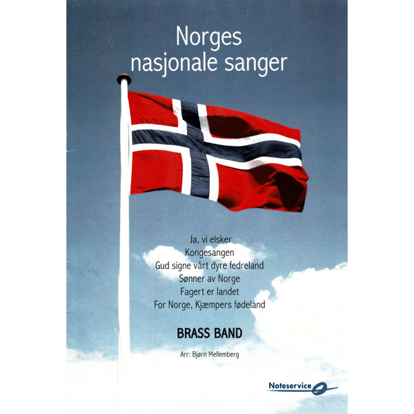 Norges nasjonale sanger, arr Bjørn Mellemberg. Brass Band