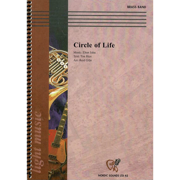 Circle Of Life (from The Lion King). Elton John/Tim Rice arr. Reid Gilje. Brass Band og SATB