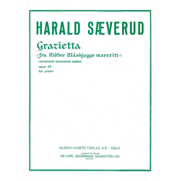 Grazietta Op. 42, Harald Sæverud - Piano