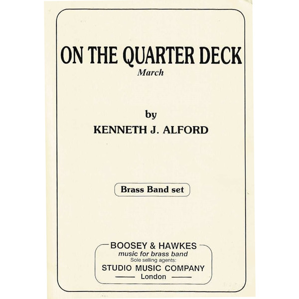 On The Quarter Deck (March) Kenneth Alford. Brass Band