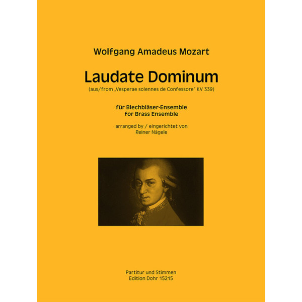 Laudate Dominum, Vesperae Solennes de Confessore KV 339, Mozart. Brass Ensemble