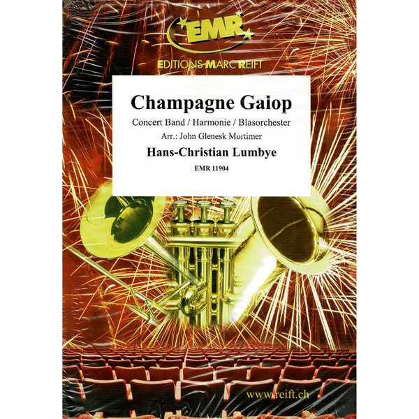 Champagne Galop, Hans-Christian Lumbye arr John Glenesk Mortimer. Concert Band