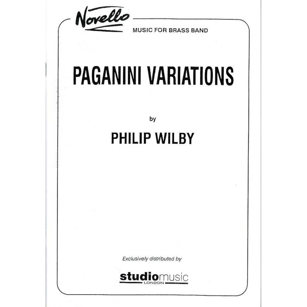 Paganini Variations (Philip Wilby), Brass Band
