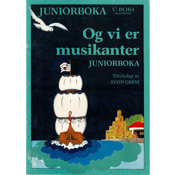 Juniorboka Og vi er Musikanter C bok Fløyte + Skarptromme