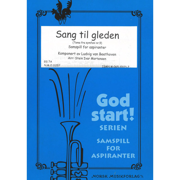 Sang Til Gleden (Ode To Joy), Ludwig van Beethoven arr. Stein Ivar Mortensen - GS7B - Janitsjar