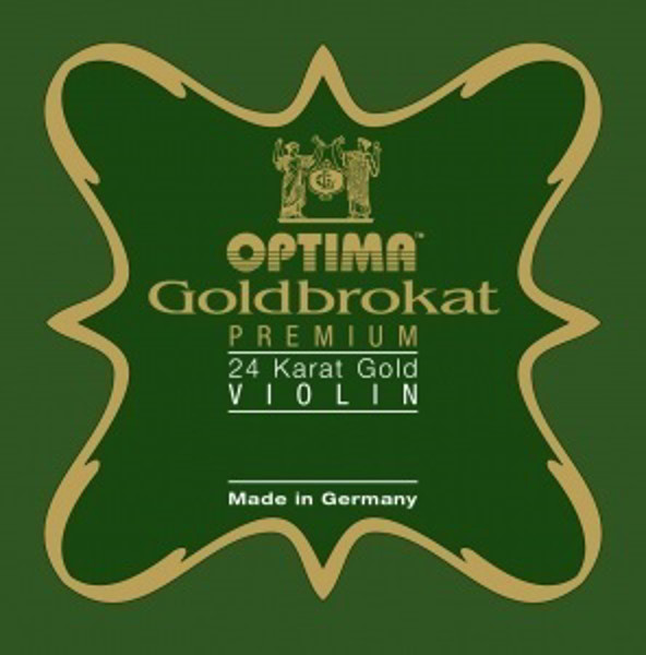 Fiolinstreng Optima Goldbrokat Premium 24 Carat Gold 1E 0,24 X-Light Løkke