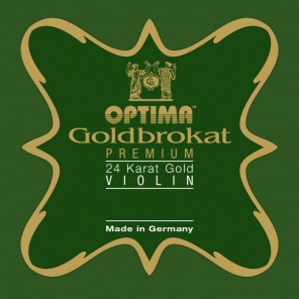 Fiolinstreng Optima Goldbrokat Premium 24 Carat Gold 1E 0,25 Light Løkke