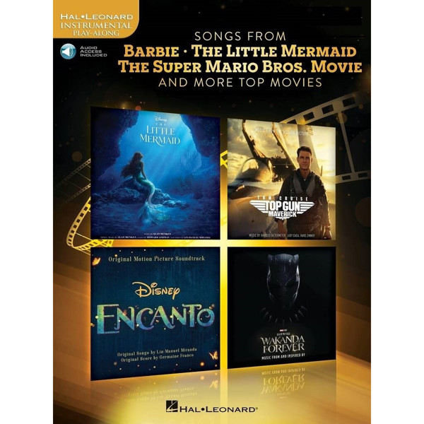 Songs from Barbie, The Little Mermaid, Super Mario and more Top Movies, Clarinet. Hal Leonard Instrumental Play-Along
