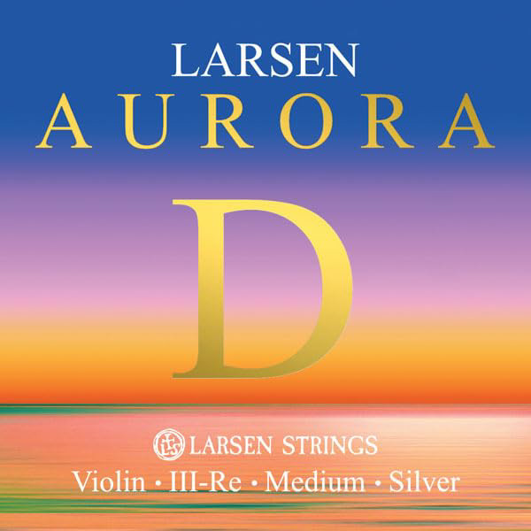 Fiolinstreng Larsen Aurora 3D Syntetisk/Sølv Medium