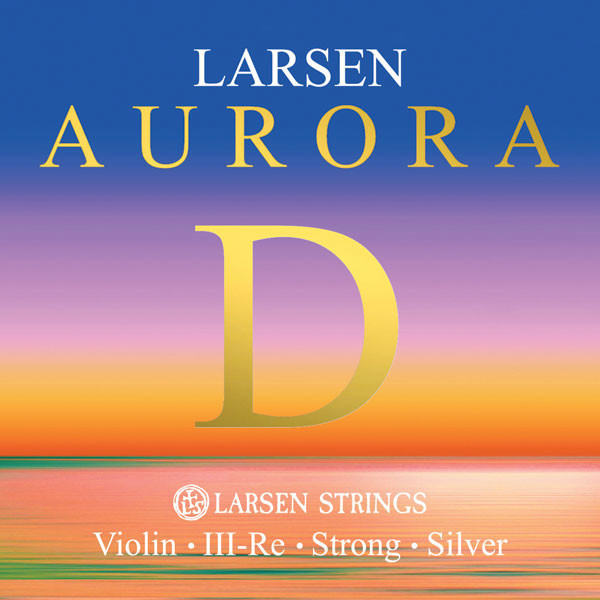 Fiolinstreng Larsen Aurora 3D Syntetisk/Sølv Heavy