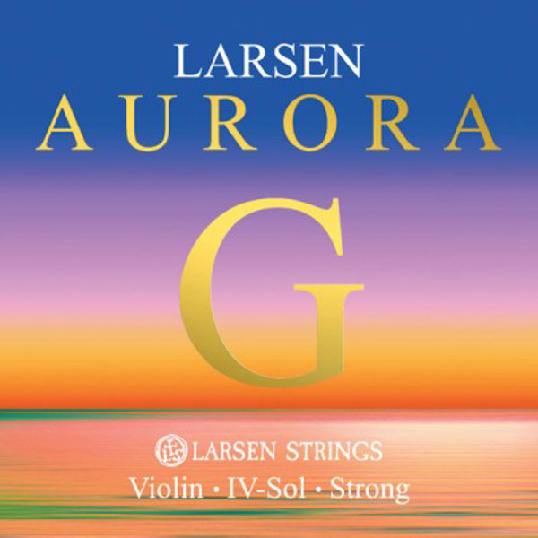Fiolinstreng Larsen Aurora 4G Syntetisk/Sølv Heavy