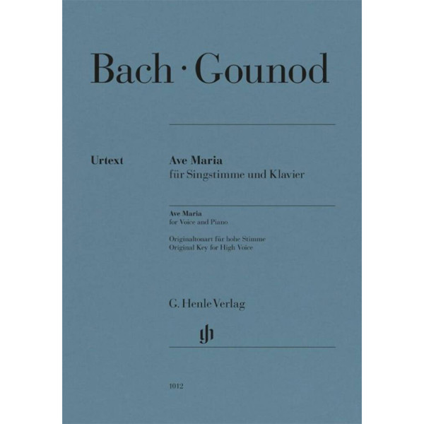 Ave Maria, Charles Gounod/Johann Sebastian Bach. High Voice