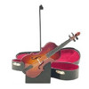 Miniature Instrument Fiolin med Etui, 18 cm
