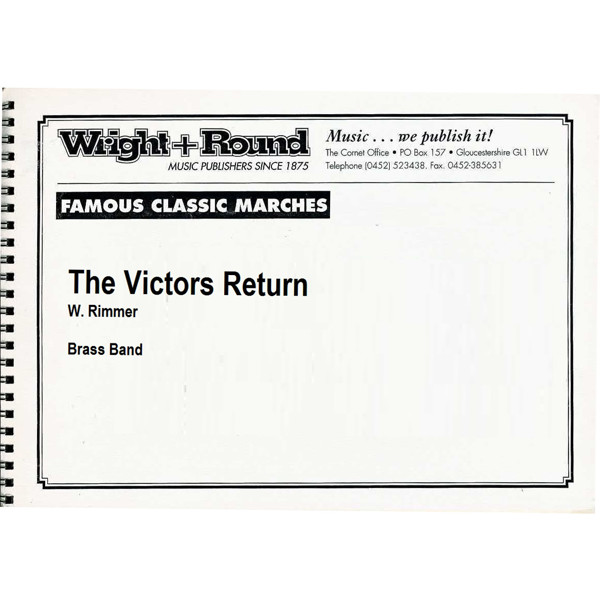 The Victors Return (March), William Rimmer. Brass Band