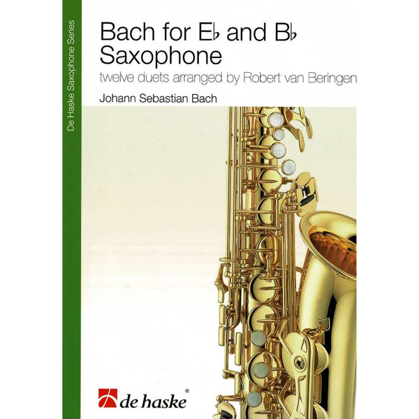 Bach for Eb and Bb Saxophone - Saxophone Duets. Book and Online Audio