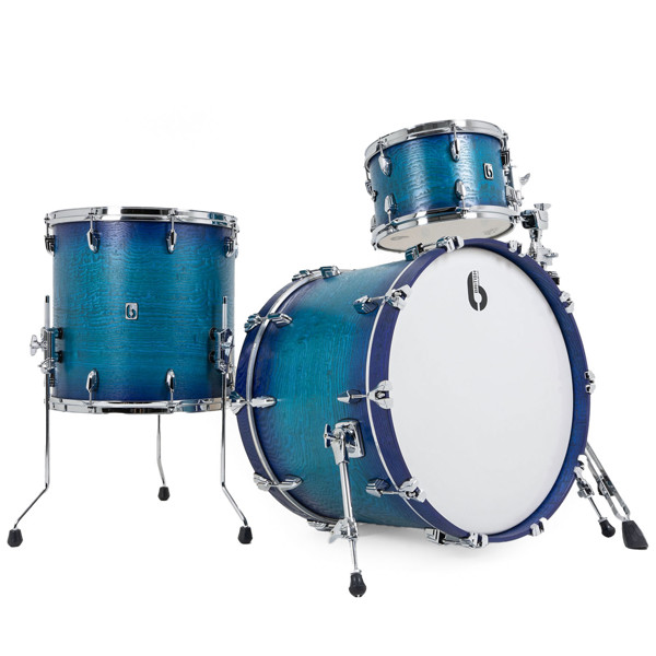 Slagverk British Drum Co. Legend Club Kit 18 Shell Pack LEG-18-CB-FIB, 18, Fistral Blue
