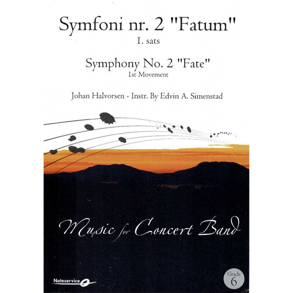 Symfoni nr. 2 'Fatum' 1. Sats CB6 Johan Halvorsen arr Edvin A. Simenstad