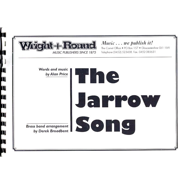 The Jarrow Song, Alan Price arr. Derek Broadbent. Brass Band