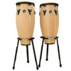 Congas LP Aspire LPA647B-AW, 11-12, Natural, w/Basket Stands