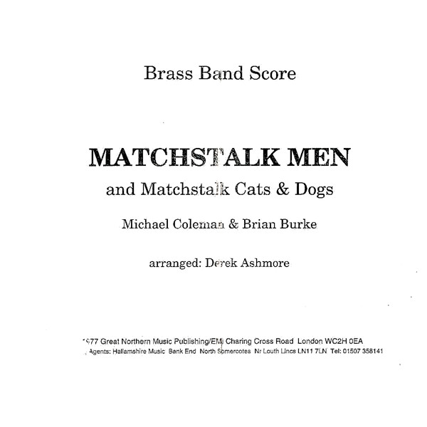 Matchstalk Men and Matchstalk Cats & Dogs - Brass