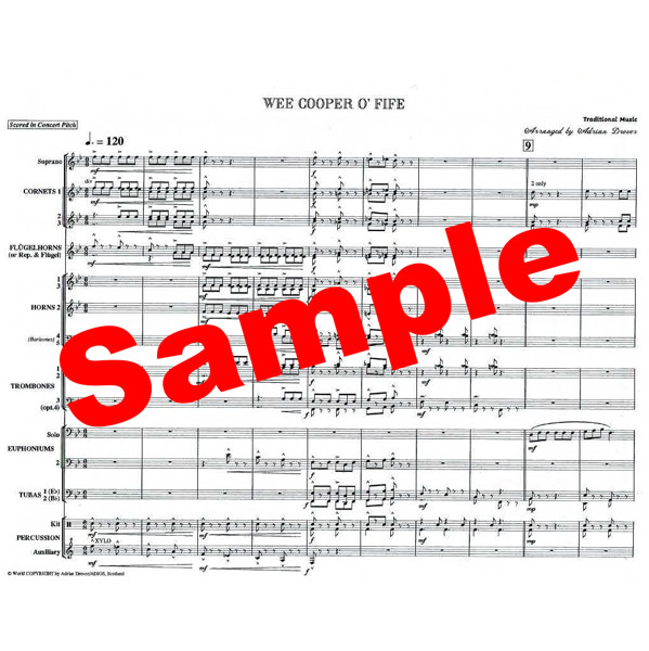 Wee Cooper O'Fife, Trad. arr. Adrian Drover. Euphonium Soloist and Brass Band