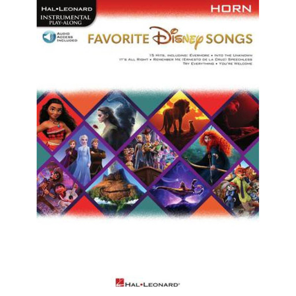 Favorite Disney Songs for Horn. Book and Audio Online