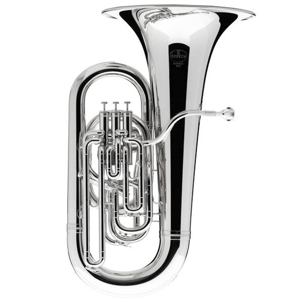 Tuba Eb Besson Sovereign 9812-2-0 3+1v, Silver Yellow Brass Bell 19