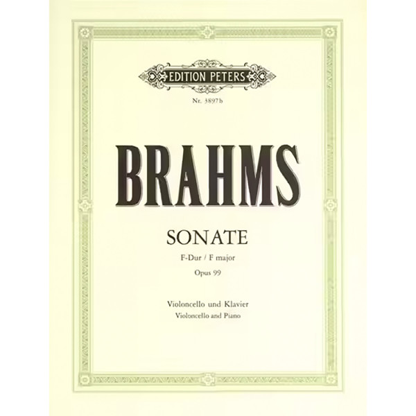 Sonata F Major Op. 99 - Violoncello and Piano - Brahms