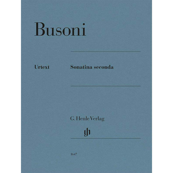 Sonatina Seconta, Ferruccio Busoni. Piano Solo