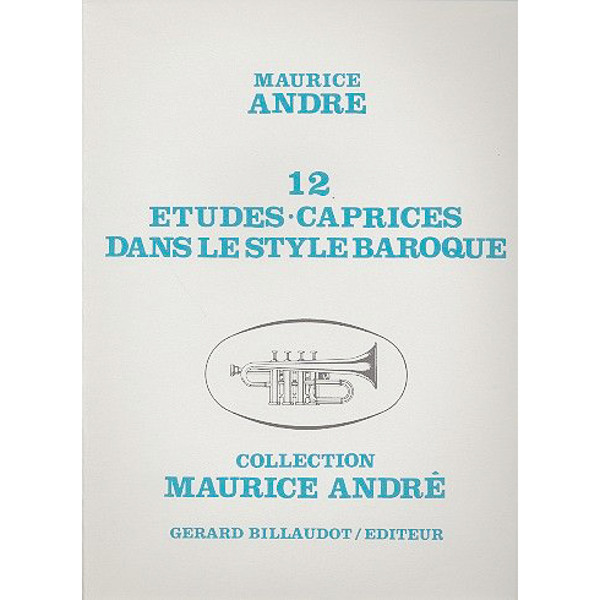 12 Etudes Caprices Baroque - Trumpet - Maurice Andre