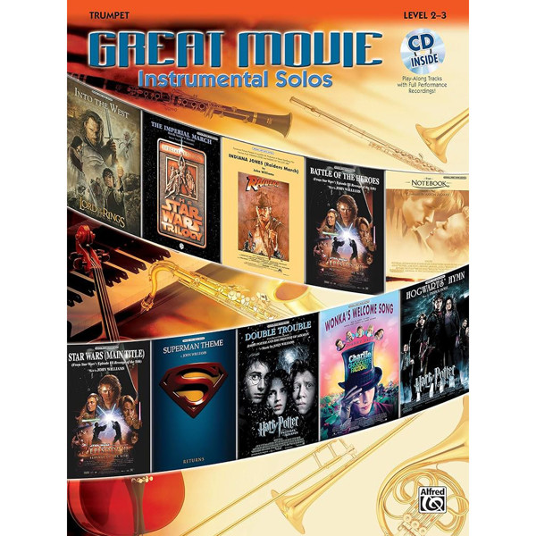 Great Movie Instrumental Solos Trumpet. Book and CD