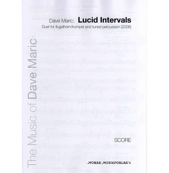 Lucid Intervals, Dave Maric. Flugelhorn/Trumpet and Percussion