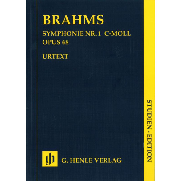 Symphony No. 1 c minor op. 68, Johannes Brahms. Orchestra, Study Score