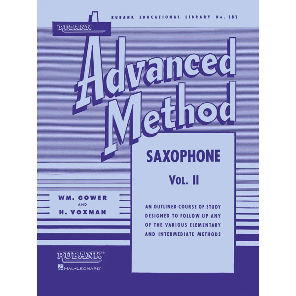 Rubank Advanced Method, Saxophone vol. 2