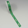 Gavebånd - Ribbon g-clef Green/Gold, 10 m