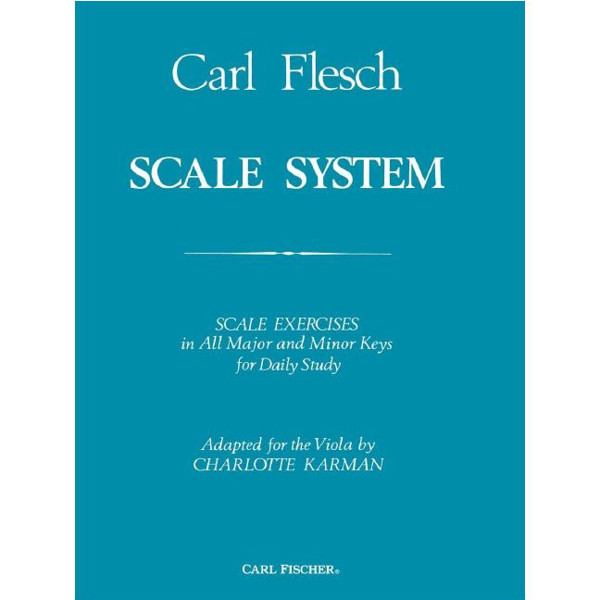 Scale System for Viola/Das Skalensystem. Carl Flesch arr. Charlotte Karman