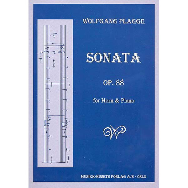 Sonata Op. 88, Horn og Piano. Wolfgang Plagge