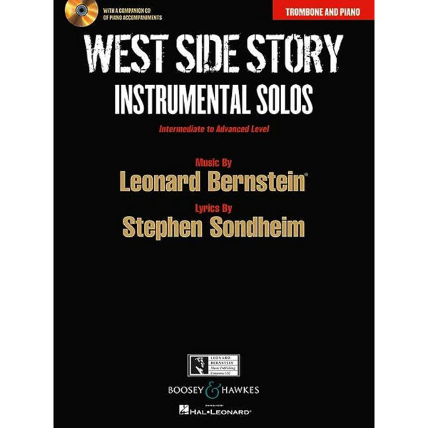 West Side Story Instrumental Solos. Trombone, Piano, CD