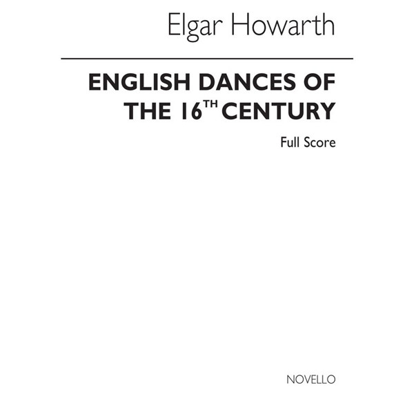 Howarth: English Dances From The 16th Century for Brass Quintet (Score)