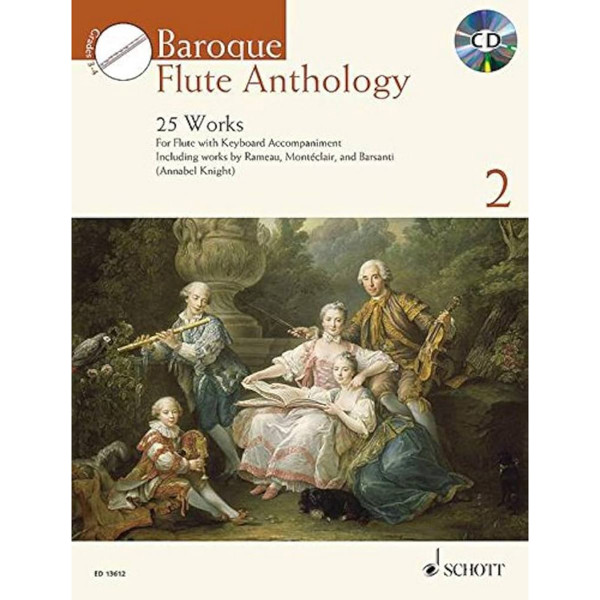 Baroque Flute Anthology, 25 Works. CD